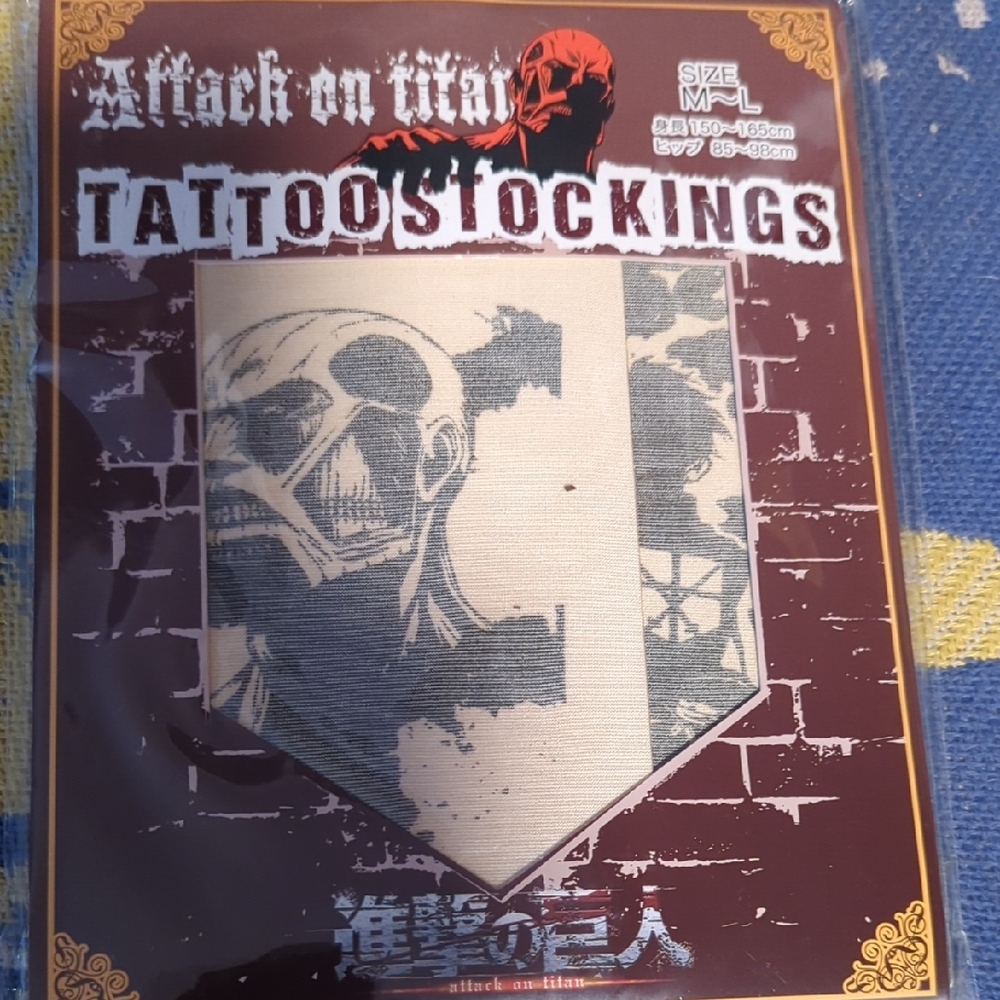 Attack on Titan Tattoo Stockings